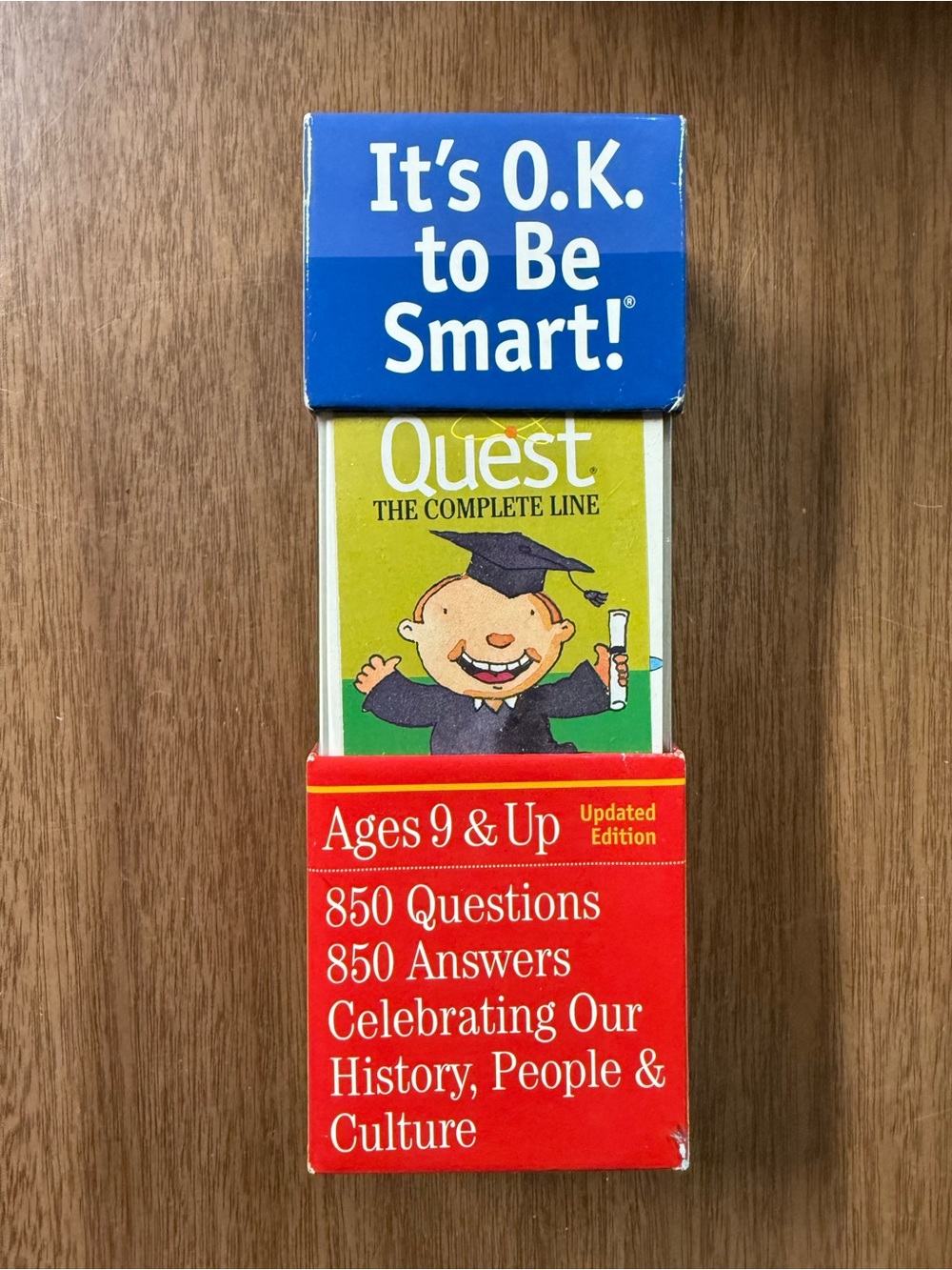 It's O.K. to Be Smart! Quest Trivia Card Game - Ages 9 & Up